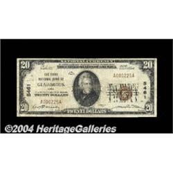 Gladbrook, IA - $20 1929 Ty. 1 The First NB