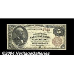 Covington, KY - $5 1882 Brown Back Fr. 466 The