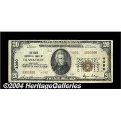 Frankfort, KY - $20 1929 Ty. 2 The State NB