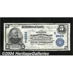 Maysville, KY - $5 1902 Plain Back Fr. 598 The