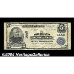 Rockland, ME - $5 1902 Plain Back Fr. 598 The