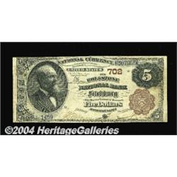 Fitchburg, MA - $5 1882 Brown Back Fr. 467 The