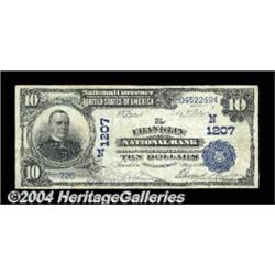 Franklin, MA - $10 1902 Date Back Fr. 616 The