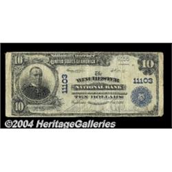 Winchester, MA - $10 1902 Plain Back Fr. 632