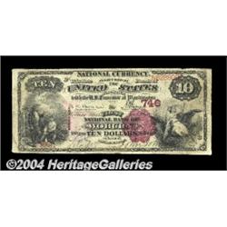 Woburn, MA - $10 1882 Brown Back Fr. 480 The