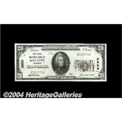 Bay City, MI - $20 1929 Ty. 1 The Bay NB Ch. #