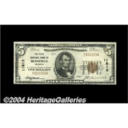 Blissfield, MI - $5 1929 Ty. 1 The First NB