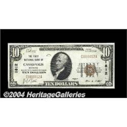 Cassopolis, MI - $10 1929 Ty. 1 The First NB
