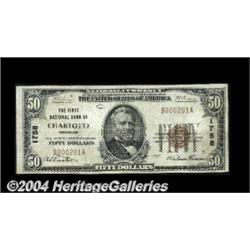 Charlotte, MI - $50 1929 Ty. 1 The First NB