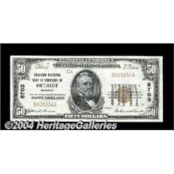 Detroit, MI - $50 1929 Ty. 1 Guardian NB of