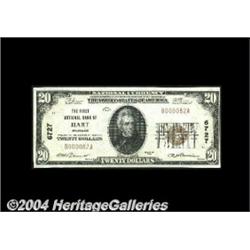 Hart, MI - $20 1929 Ty. 1 The First NB Ch. #