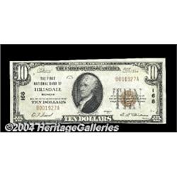 Hillsdale, MI - $10 1929 Ty. 1 The First NB