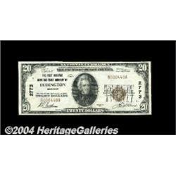 Ludington, MI - $20 1929 Ty. 1 The First NB &