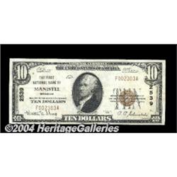 Manistee, MI - $10 1929 Ty. 1 The First NB Ch.