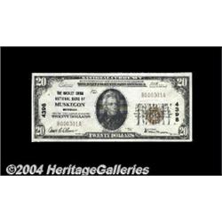 Muskegon, MI - $20 1929 Ty. 1 The Hackley