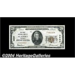 Saint Ignace, MI - $20 1929 Ty. 1 The First NB