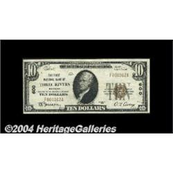 Three Rivers, MI - $5 1929 Ty. 1 The First NB