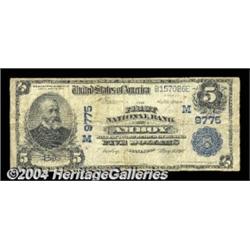 Amboy, MN - $5 1902 Plain Back Fr. 600 The