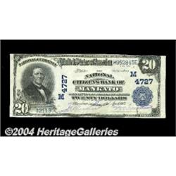 Mankato, MN - $20 1902 Plain Back Fr. 654 The