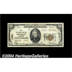 Meridian, MS - $20 1929 Ty. 2 First NB Ch. #