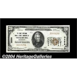 Vicksburg, MS - $20 1929 Ty. 1 The First NB &