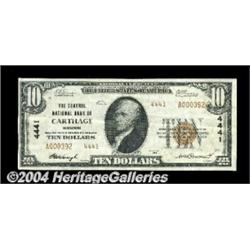 Carthage, MO - $10 1929 Ty. 2 The Central NB