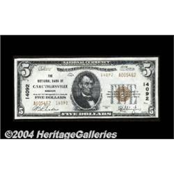 Caruthersville, MO - $5 1929 Ty. 2 NB of