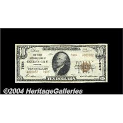Golden City, MO - $10 1929 Ty. 2 The First NB