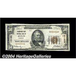 Joplin, MO - $50 1929 Ty. 1 Conqueror First NB