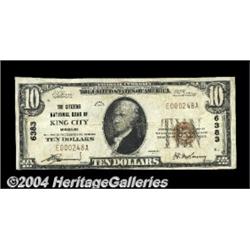 King City, MO - $10 1929 Ty. 1 The Citizens NB