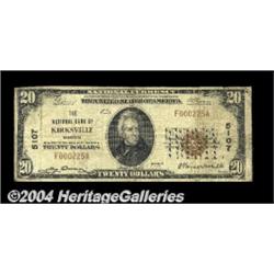 A Bank Type Set of Kirksville 1929 Issuers