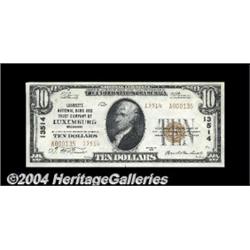 Luxemburg, MO - $10 1929 Ty. 2 Lafayette NB &