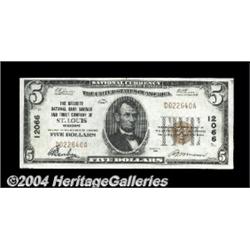Saint Louis, MO - $5 1929 Ty. 1 The Security