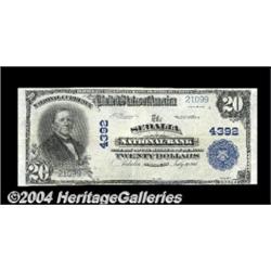Sedalia, MO - $20 1902 Plain Back Fr. 653 The
