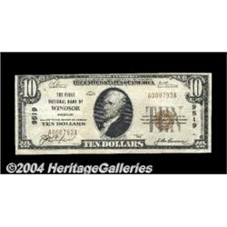 Windsor, MO - $10 1929 Ty. 1 The First NB Ch.