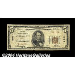 A $25 Bill from MissouriJefferson City, MO -