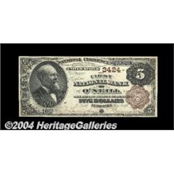 O'Neill, NE - $5 1882 Brown Back Fr. 471 The