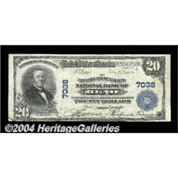 Reno, NV - $20 1902 Plain Back Fr. 650 The