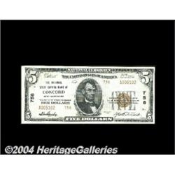 Concord, NH - $5 1929 Ty. 2 The National State