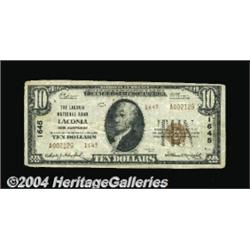 Laconia, NH - $10 1929 Ty. 2 The Laconia NB