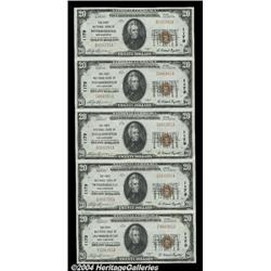 Peterborough, NH - $20 1929 Ty. 1 The First NB