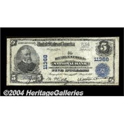 Bergenfield, NJ - $5 1902 Plain Back Fr. 606