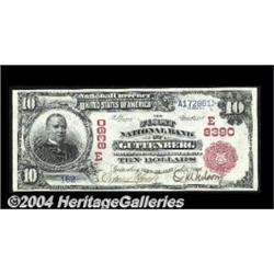 Guttenberg, NJ - $10 1902 Red Seal Fr. 615 The