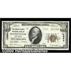 Hackensack, NJ - $10 1929 Ty. 2 The Bergen
