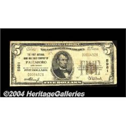 Paulsboro, NJ - $5 1929 Ty. 1 The First NB &