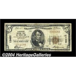 Albuquerque, NM - $5 1929 Ty. 1, $10 1929 Ty.