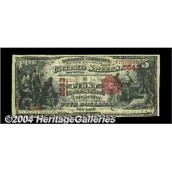 Bainbridge, NY - $5 1875 Fr. 405 The First NB