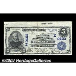 Brown Station, NY - $5 1902 Date Back Fr. 592