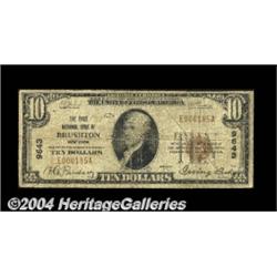 Brushton, NY - $10 1929 Ty. 1 The First NB Ch.