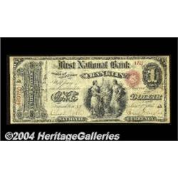 Franklin, NY - $1 Original Fr. 380 The First